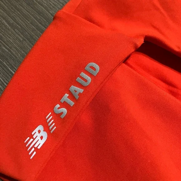 NB x STAUD Red & Pink Asymmetrical Top - Picture 5 of 7